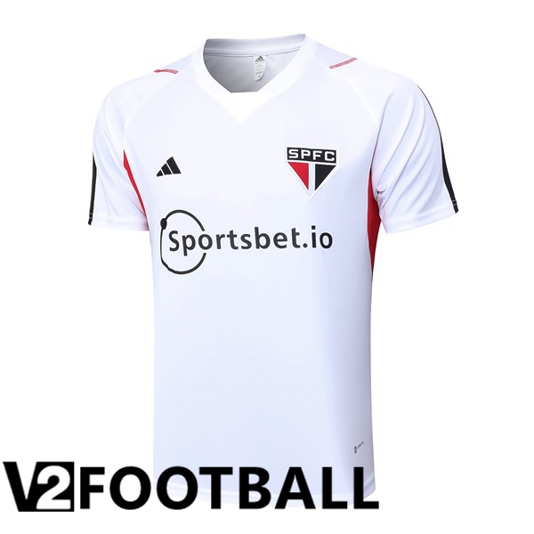 Sao Paulo FC Training T Shirt White 2023/2024