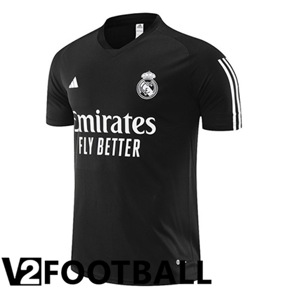 Real Madrid Training T Shirt Black 2023/2024