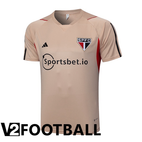 Sao Paulo FC Training T Shirt Brown 2023/2024
