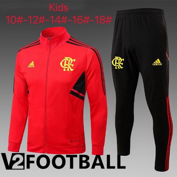 Flamengo Kids Training Jacket Suit Red 2023/2024