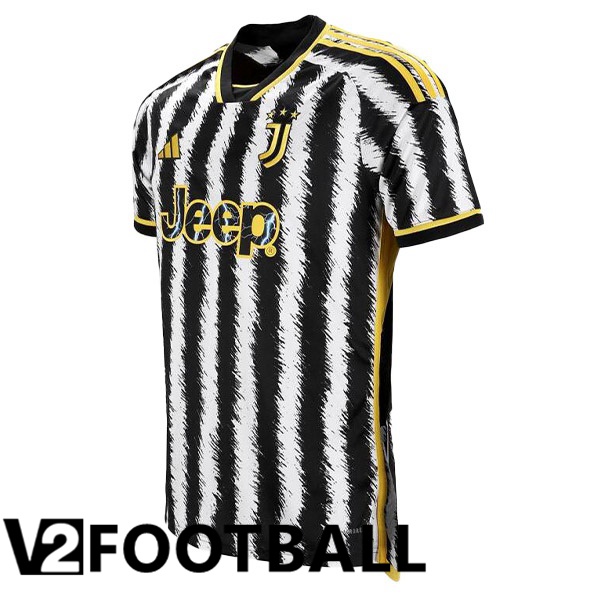 Juventus Football Shirt Home Black White 2023/2024