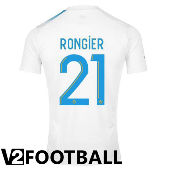 Marseille OM (RONGIER 21) Football Shirt 30th Anniversary Edition White Blue 2022/2023