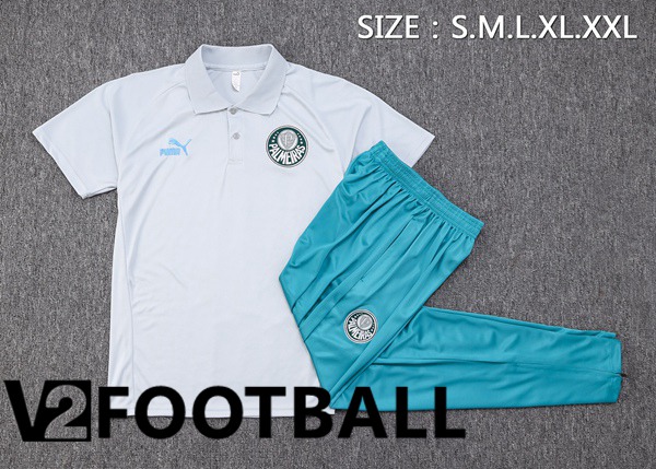 Palmeiras Football Polo + Pants Grey 2023/2024