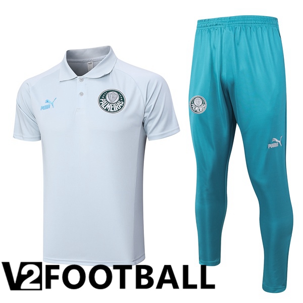 Palmeiras Football Polo + Pants Grey 2023/2024