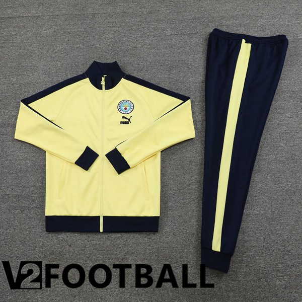 Manchester City Training Jacket Suit Yellow 2023/2024