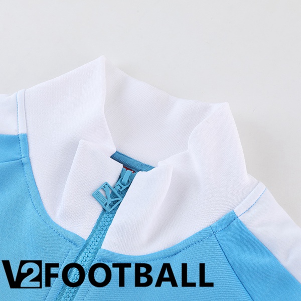 Manchester City Training Jacket Suit Blue 2023/2024