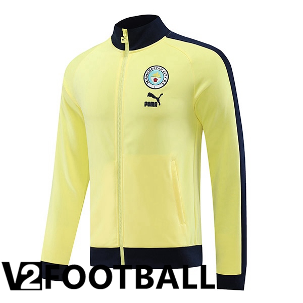 Manchester City Training Jacket Yellow 2023/2024
