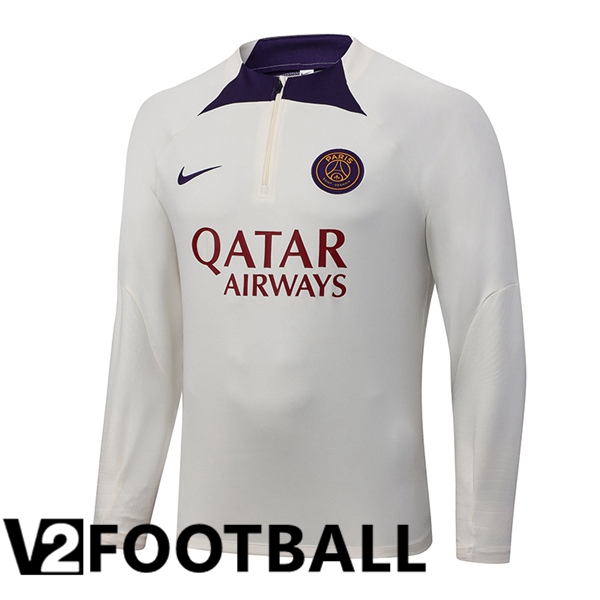 Paris PSG Training Sweatshirt White 2023/2024