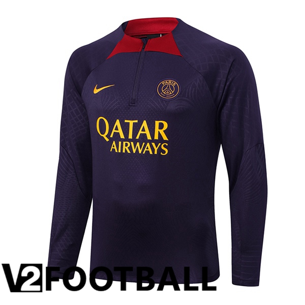 Paris PSG Training Sweatshirt Purple 2023/2024