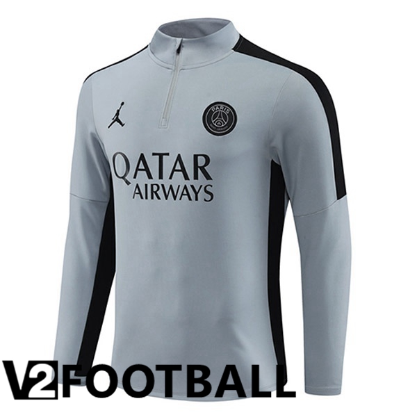 JORDAN Paris PSG Training Sweatshirt Grey 2023/2024