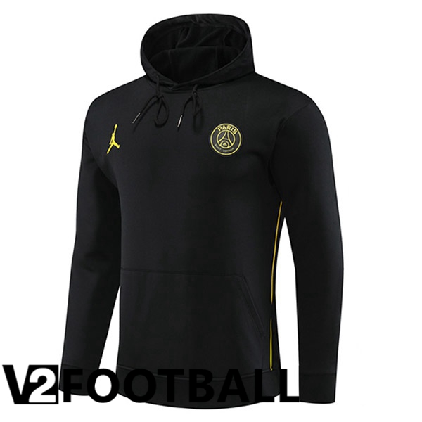 JORDAN Paris PSG Training Sweatshirt Hoodie Black 2023/2024