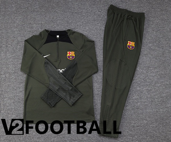 FC Barcelona Training Tracksuit Suit Green 2023/2024