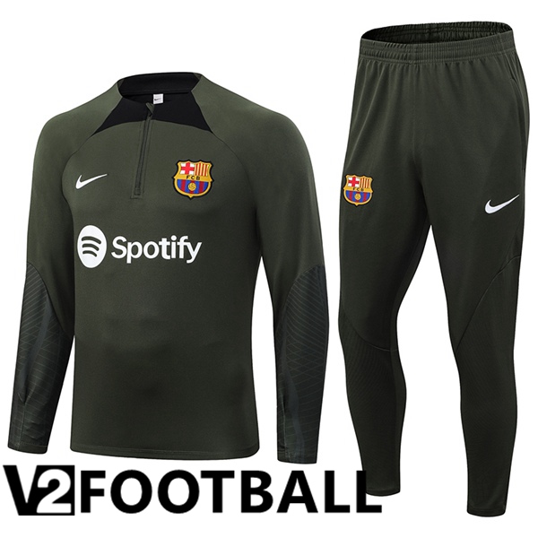 FC Barcelona Training Tracksuit Suit Green 2023/2024