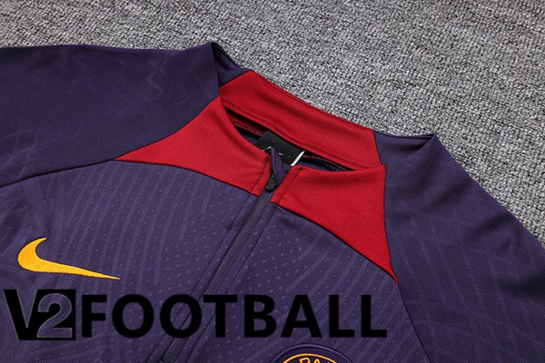 Paris PSG Training Tracksuit Suit Purple 2023/2024