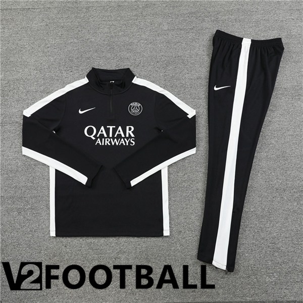 Paris PSG Training Tracksuit Suit Black 2023/2024