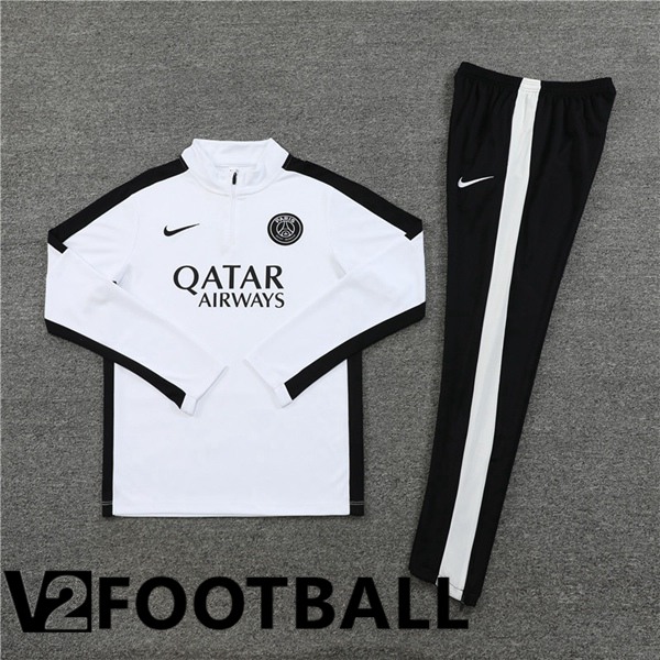 Paris PSG Training Tracksuit Suit White 2023/2024