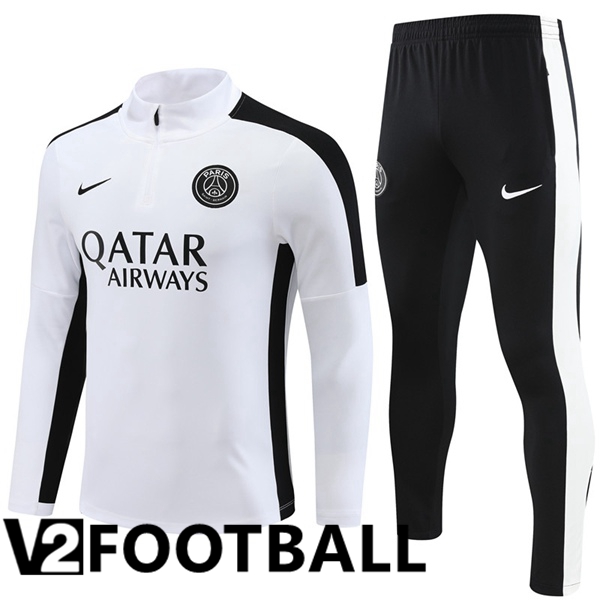 Paris PSG Training Tracksuit Suit White 2023/2024