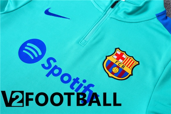 FC Barcelona Training Tracksuit Suit Cyan 2023/2024
