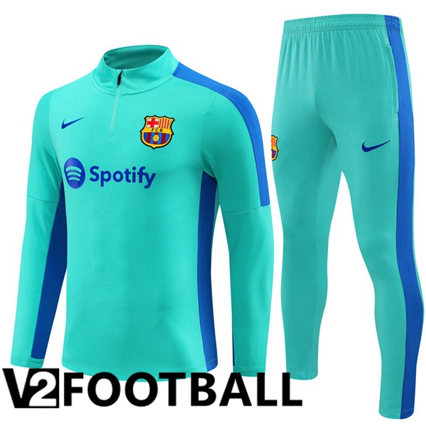 FC Barcelona Training Tracksuit Suit Cyan 2023/2024