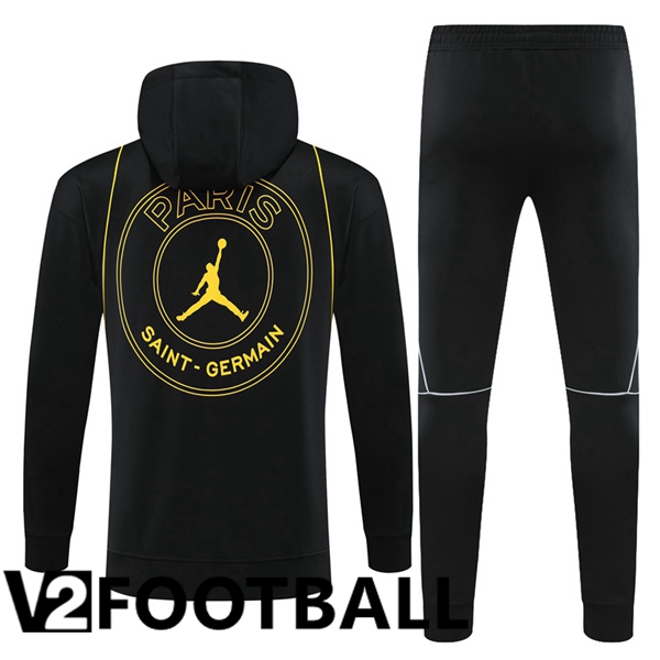 JORDAN Paris PSG Training Tracksuit Hoodie Black 2023/2024