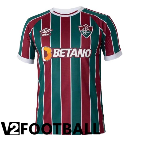Fluminense Football Shirt Home Red Green 2023/2024