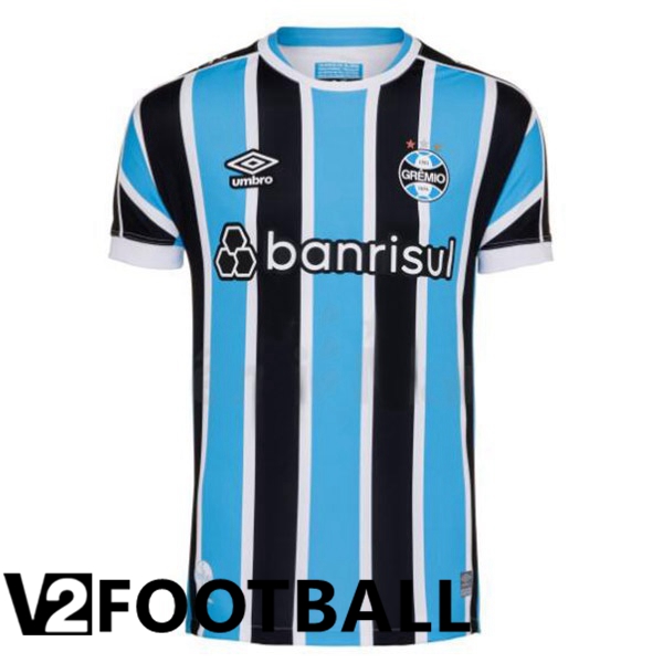Gremio Football Shirt Home Black Blue 2023/2024