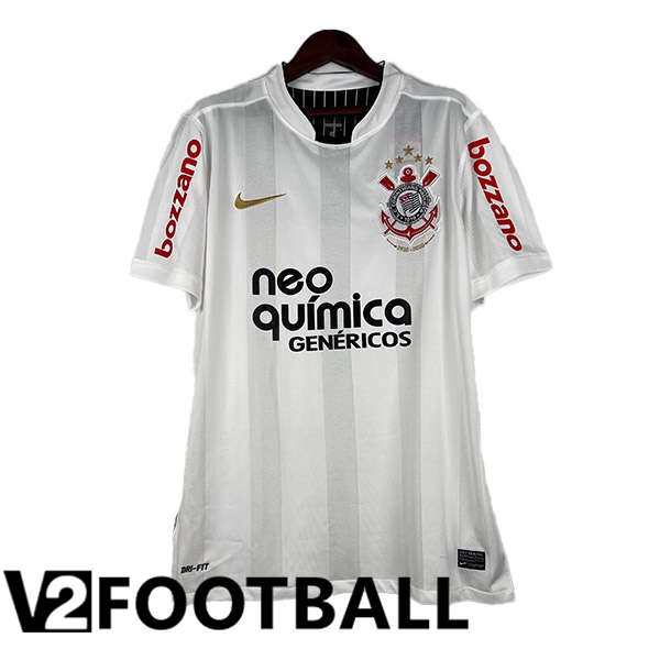 Corinthians Retro Football Shirt Home White 2010