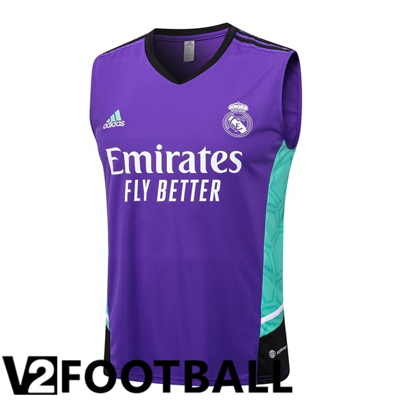 Real Madrid Soccer Vest Purple 2023/2024