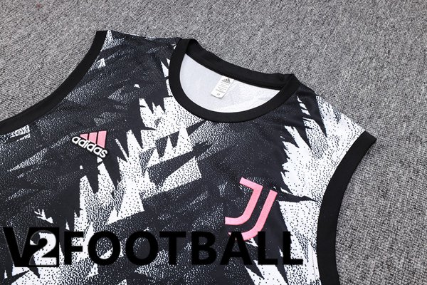Juventus Soccer Vest + Shorts Black White 2023/2024