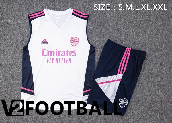 Arsenal Soccer Vest + Shorts White 2023/2024