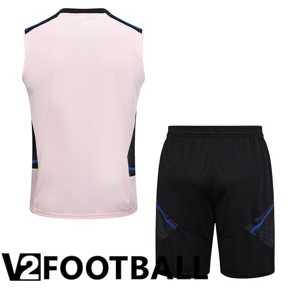 Manchester United Soccer Vest + Shorts Pink 2023/2024