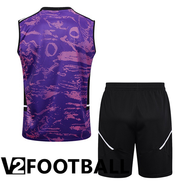Juventus Soccer Vest + Shorts Purple 2023/2024