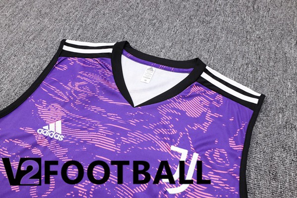 Juventus Soccer Vest + Shorts Purple 2023/2024