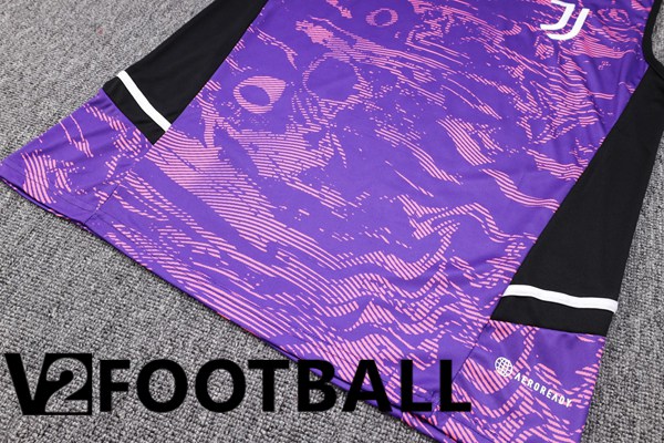 Juventus Soccer Vest + Shorts Purple 2023/2024