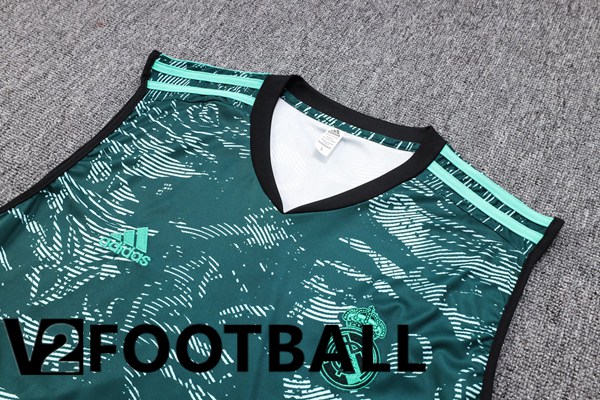 Real Madrid Soccer Vest + Shorts Green 2023/2024