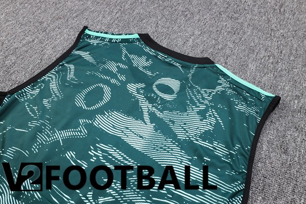 Real Madrid Soccer Vest + Shorts Green 2023/2024