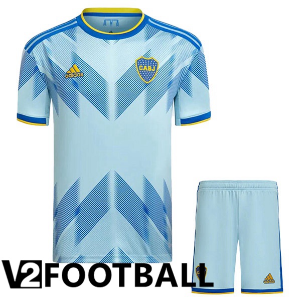Boca Juniors Kids Soccer Shirt Third Blue 2023/2024