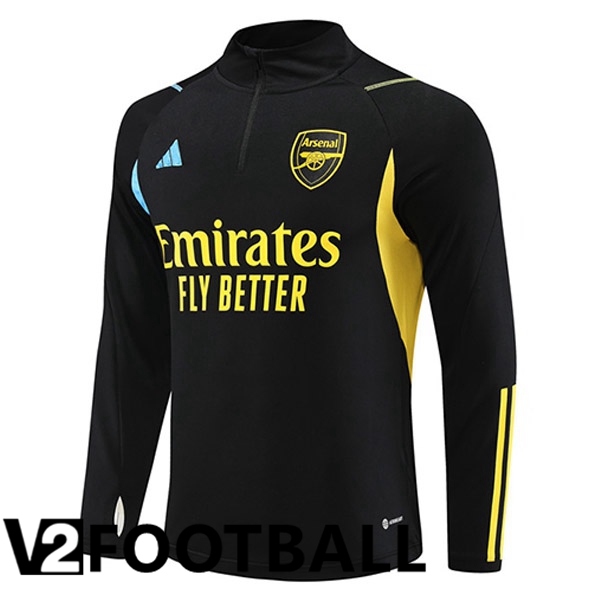 Arsenal Training Sweatshirt Black 2023/2024