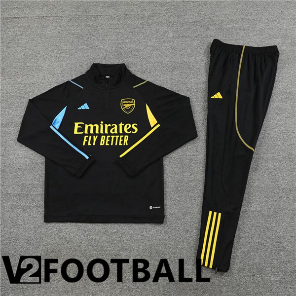 Arsenal Training Tracksuit Suit Black 2023/2024