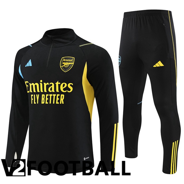 Arsenal Training Tracksuit Suit Black 2023/2024