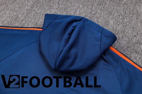 Manchester United Training Tracksuit Hoodie Blue 2023/2024