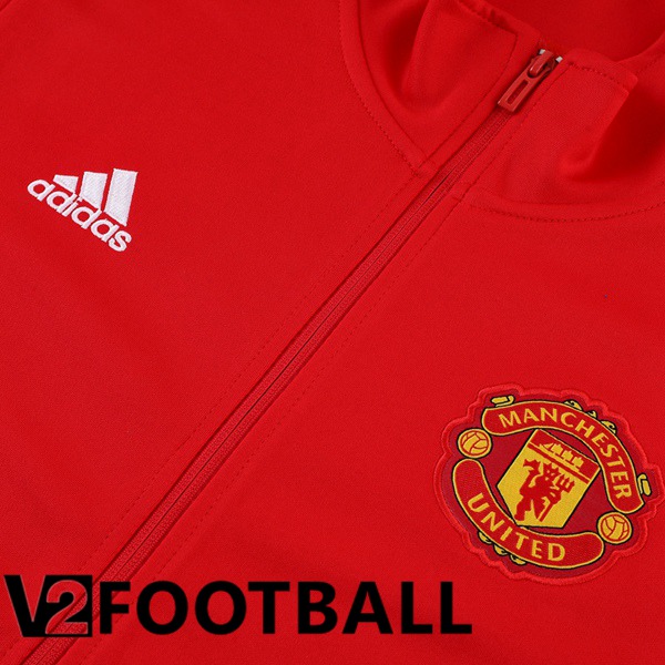 Manchester United Training Jacket Suit Red 2023/2024