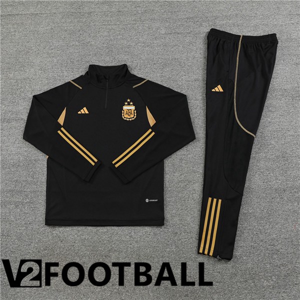 Argentina Training Tracksuit Suit Black 2023/2024