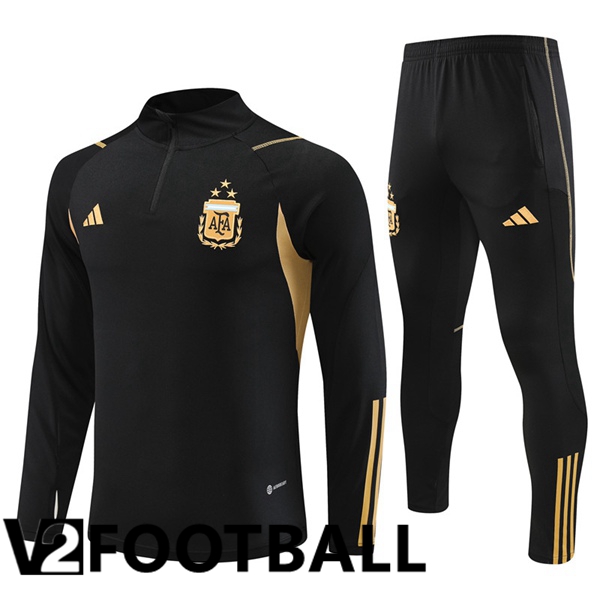 Argentina Training Tracksuit Suit Black 2023/2024