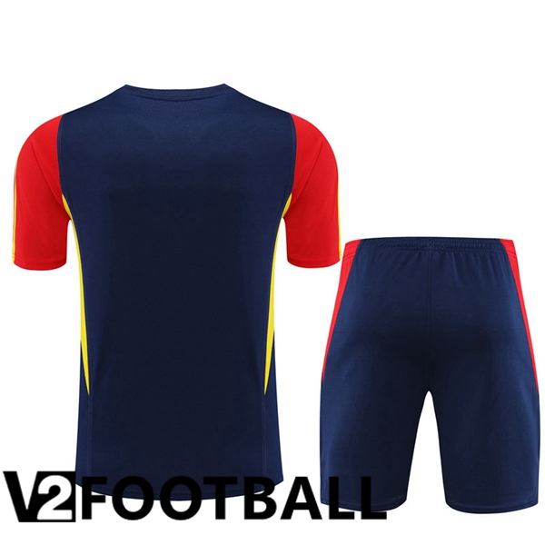 Spain Training T Shirt + Shorts Royal Bluee 2023/2024