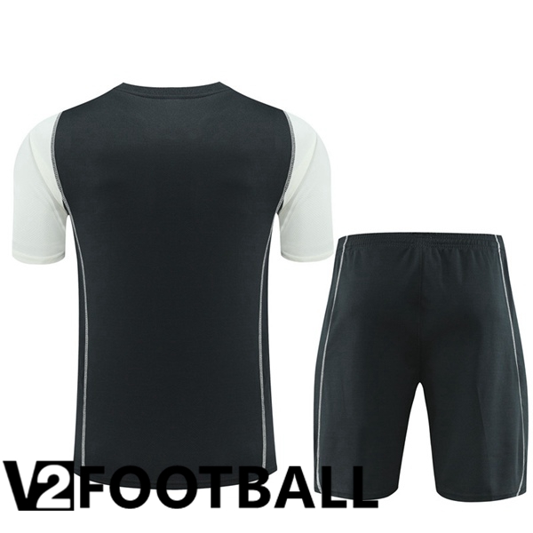 Juventus Training T Shirt + Shorts Grey 2023/2024