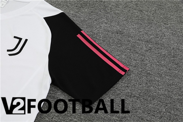 Juventus Training T Shirt + Shorts White 2023/2024