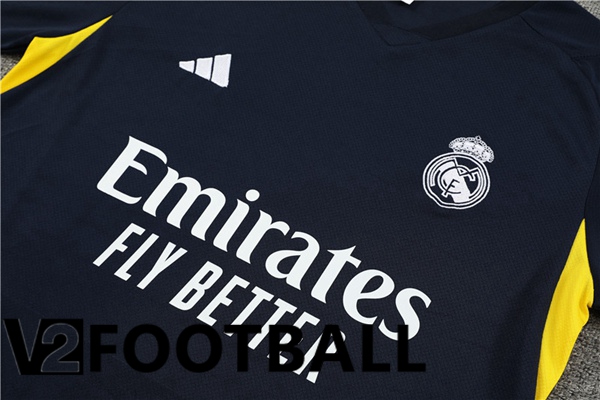 Real Madrid Training T Shirt + Shorts Royal Bluee 2023/2024