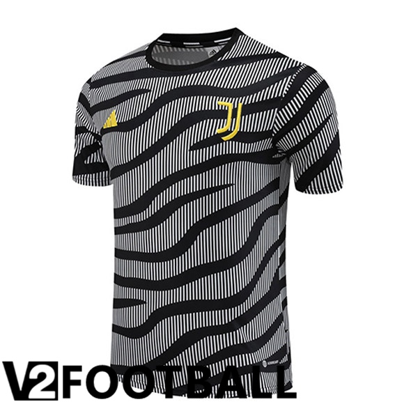 Juventus Training T Shirt Black Grey 2023/2024