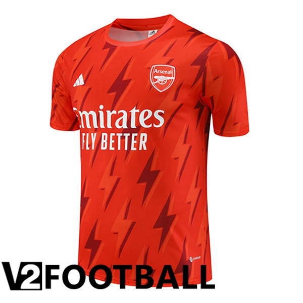 Arsenal Training T Shirt Orange 2023/2024